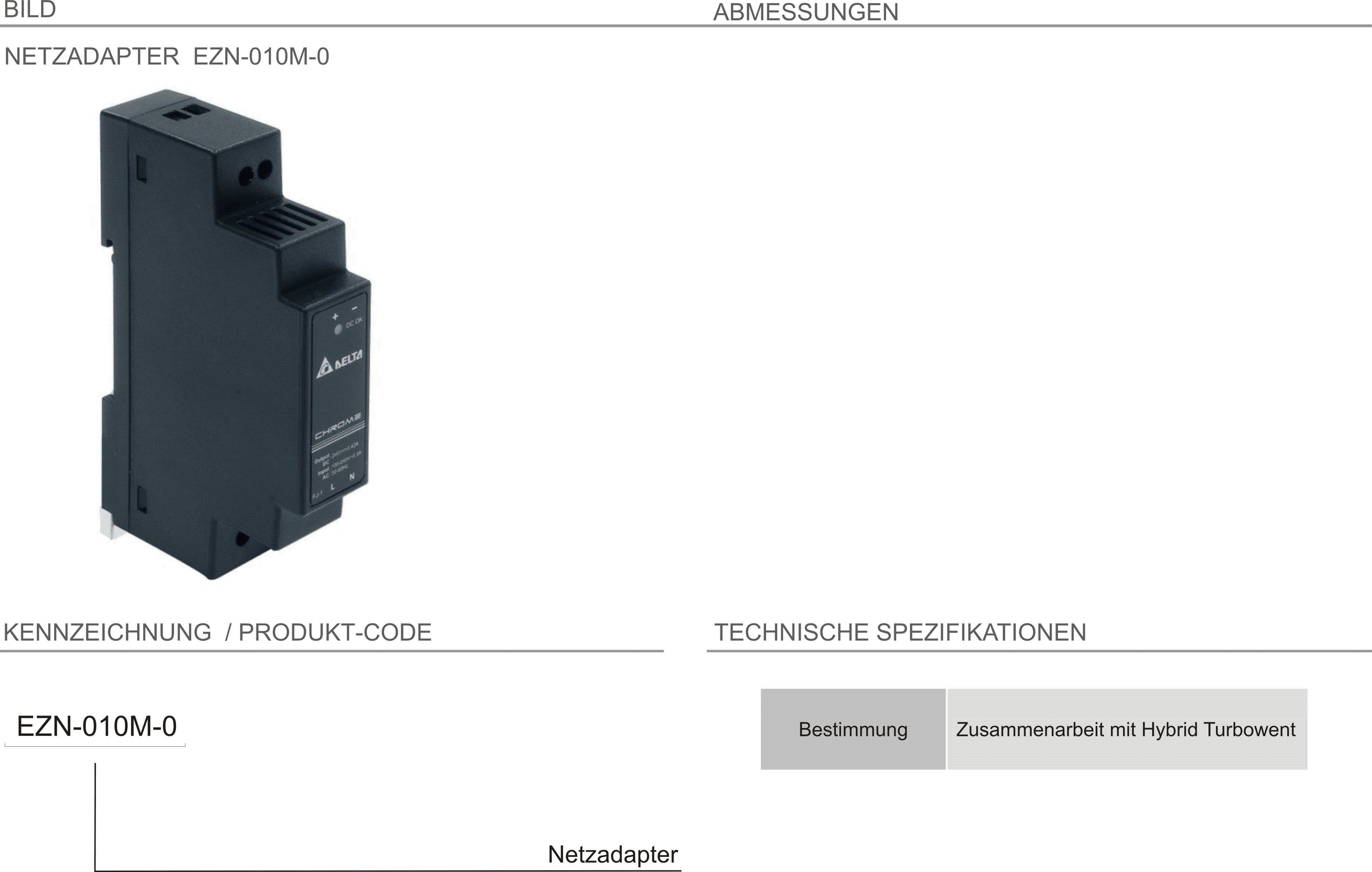 Produkt Beschreibung TH-EZN-010M-0