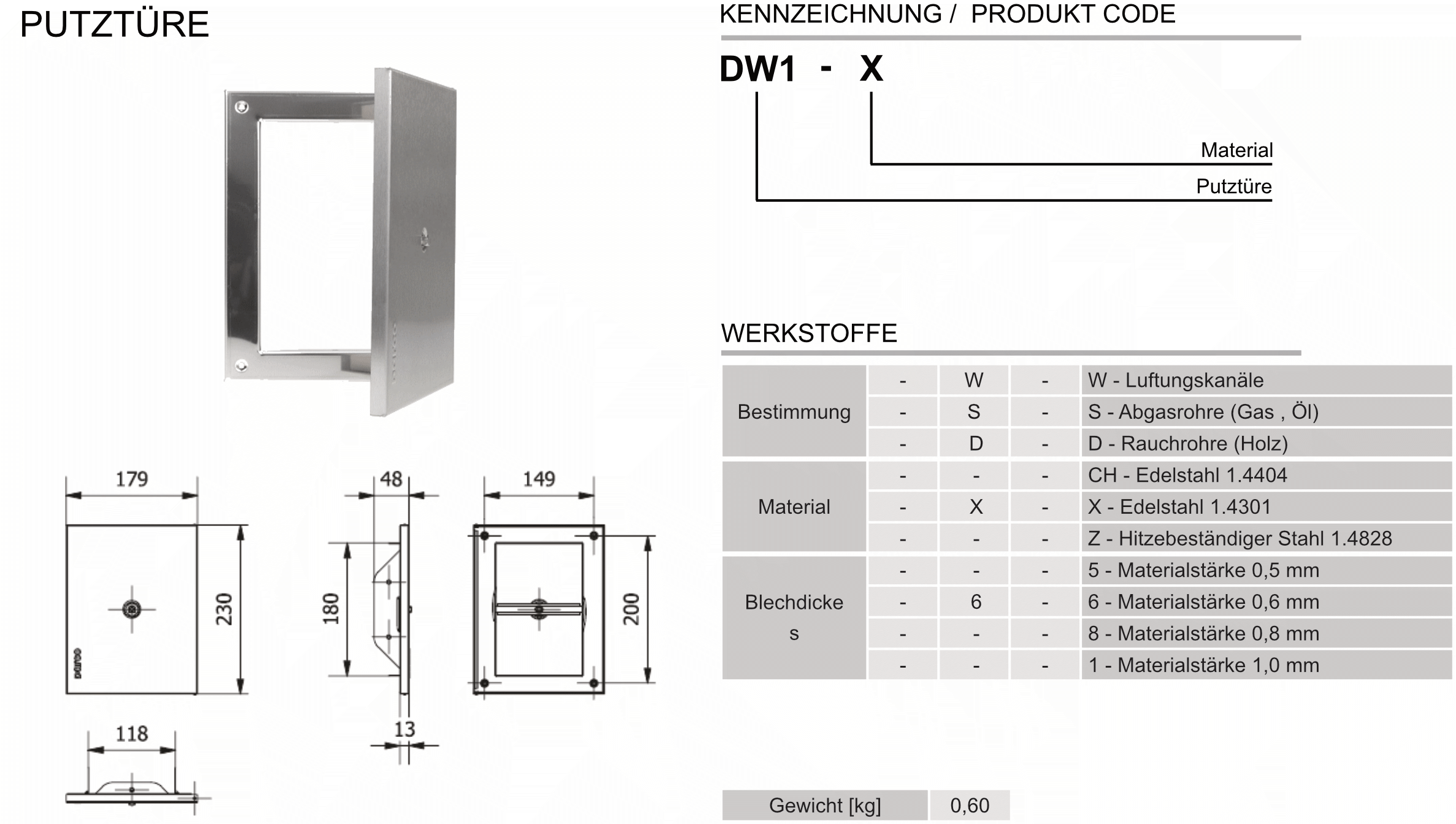 Produktbeschreibung ZZ-DW